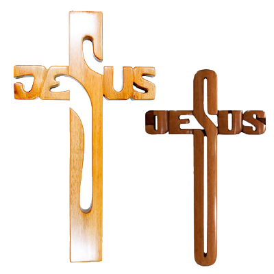 CVS木雕-CU-53 Jesus Cross 十字架- 教會公報社網路書房